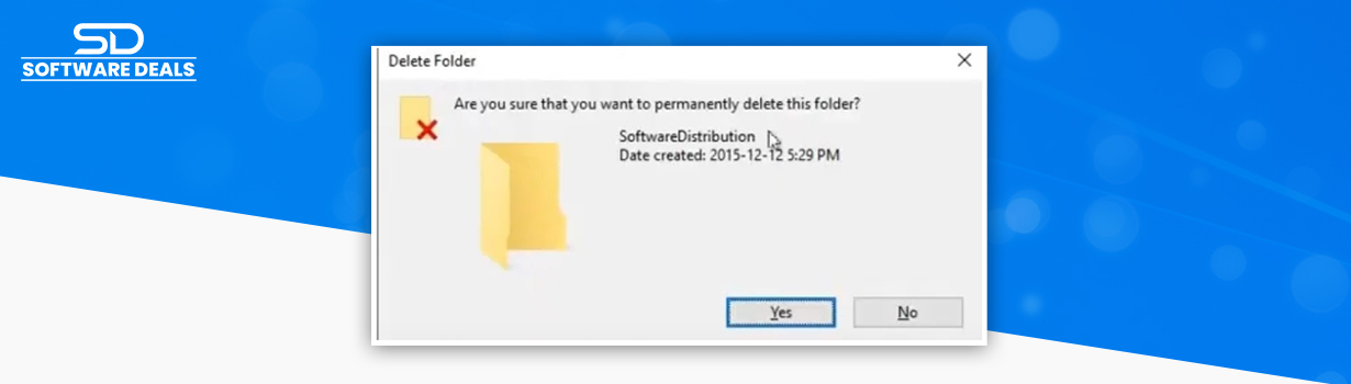 Software Distribution Folder Deletion Process